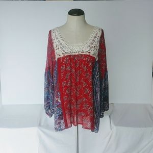 Bila peasant boho NWT top (XXL/2XL)